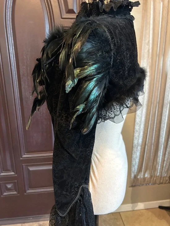 Witchy Goth Steampunk Bolero Shrug - Picture 6 of 12